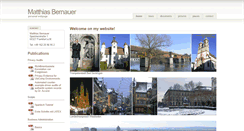 Desktop Screenshot of matthias-bernauer.com
