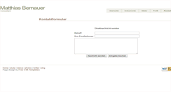 Desktop Screenshot of kontakt.matthias-bernauer.com