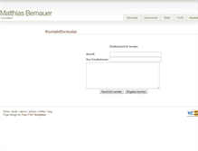 Tablet Screenshot of kontakt.matthias-bernauer.com