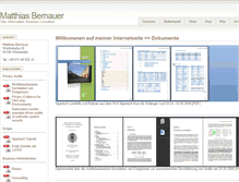 Tablet Screenshot of doc.matthias-bernauer.com